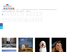 Tablet Screenshot of damienkellyphotography.com